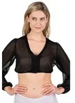 Spieth & Wensky Dirndlbluse Dirndlbluse - EFEU LA - schwarz