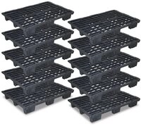 BRB-Lagertechnik Dekopalette 10x Euro-Leichtpalette im Euroma&szlig;, LxBxH...