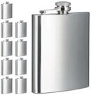 relaxdays Flachmann 10er Set 200ml