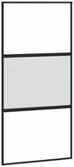 vidaXL Haust&uuml;r Schiebet&uuml;r Schwarz 102,5x205 cm Hartglas und Aluminium (1-St)