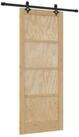 vidaXL Zimmert&uuml;r 86 x 211 cm Schiebet&uuml;r ORKDAL Natur 86x211 cm Massives...