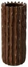 BOLTZE GRUPPE GmbH Dekovase Boltze, Vase Plisseo Stein, Glanz Braun H&ouml;he 31 cm,