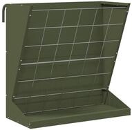 vidaXL Futterspender Heu Futterspender Olive Gr&uuml;n 71 x 33 x 70 cm