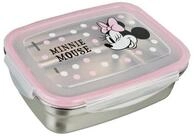 Disney Minnie Mouse Lunchbox Edelstahl Silber Brotdose 17 x 12,5 x 6 cm Snackbox