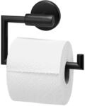 bremermann Toilettenpapierhalter Bad-Serie PIAZZA BLACK - aus Edelstahl matt...