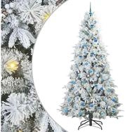 vidaXL K&uuml;nstlicher Weihnachtsbaum K&uuml;nstlicher klappbarer Weihnachtsbaum Wei&szlig;...