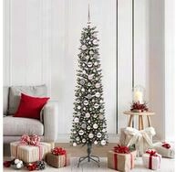 vidaXL K&uuml;nstlicher Weihnachtsbaum, K&uuml;nstlicher Weihnachtsbaum mit 300 LEDs mit