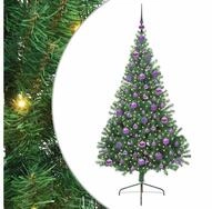 vidaXL K&uuml;nstlicher Weihnachtsbaum K&uuml;nstlicher vorbeleuchteter Weihnachtsbaum...