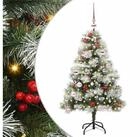 vidaXL K&uuml;nstlicher Weihnachtsbaum K&uuml;nstlicher Weihnachtsbaum Gr&uuml;n und Wei&szlig;...