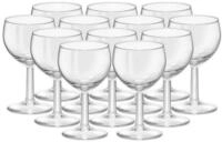 van Well Weinglas Ballon Profi Weingl&auml;ser geeicht 0,1 l 12er Set, 12-tlg., Glas