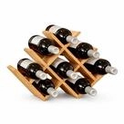 relaxdays Weinregal aus Bambus f&uuml;r 8 Flasche, natur