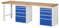 RAU Werkbank Rau Werkbank 7511A8, B2500xT700xH890mm, 10x Schublade-TA