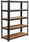 relaxdays Schwerlastregal Industrial 500 kg, 40 x 100 x 180 cm