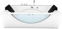 AcquaVapore Whirlpool-Badewanne Whirlpool Badewanne Pool W81H-TH-B-ALL 180x90cm,