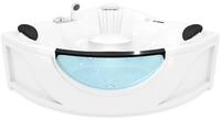 AcquaVapore Whirlpool-Badewanne Whirlpool Pool Badewanne Eckwanne Wanne W25H,