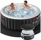 Casaria Whirlpool, aufblasbar 6 Personen winterfest Spa Pool Outdoor Hot Tub bis