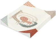 Julius Z&ouml;llner Wickelauflage Folie Wild Friends GD 2-Keil Mulde 60x71 (1-tlg),