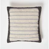 Homescapes Dekokissen Kelim-Kissen Veria creme-schwarz-blau &ndash; Kissen 45 x 45...