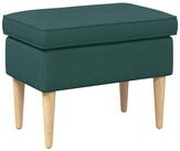 vidaXL Fu&szlig;hocker 55 x 35 x 41 cm Hocker 55x35x41 cm 100 Polyester Sperrholz