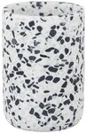WENKO Zahnputzbecher WENKO Zahnputzbecher TERRAZZO TOSI DH 8x10,50 cm wei&szlig;