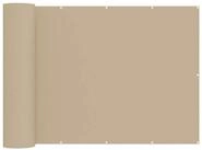 vidaXL Seitenmarkise 180 x 300 cm Balkon Sichtschutz 180x300 cm Stoff mit