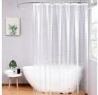 AooHome Duschvorhang Duschvorhang 240x200cm Transparent Magnete Antischimmel