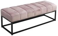Wohnling Bettbank WL7.011 Sitzbank Samt Rosa Polsterbank 108 cm Flurbank Modern...