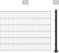 Arvotec Einstabmattenzaun ESSENTIAL 120 zum Einbetonieren, (Set, 13-St),...