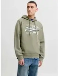 Jack & Jones Kapuzensweatshirt JJELOGO SWEAT HOOD 2 COL AW26 SN Baumwollmischung,
