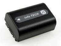 Powery Akku f&uuml;r Sony Typ NP-FH50 Kamera-Akku 750 mAh (6.8 V)