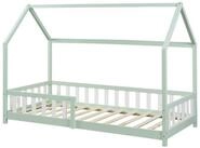 en.casa Hausbett, &raquo;Hesel&laquo; Montessori Bett Kiefernholz Mintgr&uuml;n 90 x 200 cm