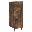 vidaXL Schranksystem Schubladenschrank Ger&auml;ucherte Eiche 33 x 34,5 x 92 cm...