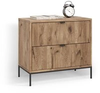 Livinity&reg; Nachtschrank Aterno, Viking Oak, mit 2 Schubladen (1-St)