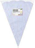 Folia Schult&uuml;te Schult&uuml;ten Rohling - 68 cm sechseckig hellblau 5er Pack.