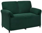 vidaXL Sofa 2-Sitzer Sofa Dunkelgr&uuml;n 138 x 83 x 95 cm Samt, 1 Teile