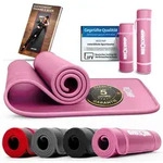 NEOLYMP Fitnessmatte (Yogamatte mit Tragegurt inklusive Trainingsbuch mit