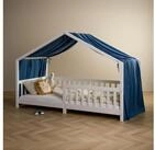 IDIMEX Betthimmel LIAN, Betthimmel Hausbett Deko, Musselin Baldachin aus 100%