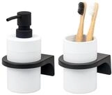 bremermann Badaccessoire-Set Bad-Serie SAVONA Softtouch inkl. Wandhalter, rund,...