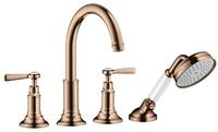 hansgrohe Wannenarmatur Axor Montreux 4-Loch Fliesenrandarmatur mit Hebelgriff