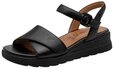 Tamaris WIDE FIT MultiAdjustable, comfortFit aus Leder Plateausandaletten