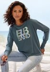 Elbsand Langarmshirt Ilda mir Frontprint