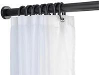 WENKO Duschvorhangstange Luz, &Oslash; 280 mm, ausziehbar, ohne Bohren, geklemmt,