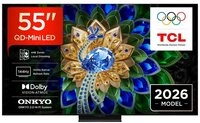 TCL 55A400UX1 LED-Fernseher (55 Zoll 4K Ultra HD Mini-LED Smart-TV mit Dolby...