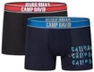 CAMP DAVID Boxershorts casual (2 Paar) mit elastischem Bund