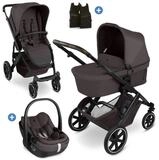 ABC Design Kombi-Kinderwagen Salsa Core - Falcon, 3in1 Kinderwagen Buggy Set mit