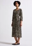 STREET ONE Midikleid mit Print schwarz 34 EU