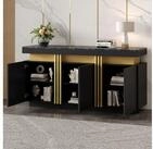 STILVORA Sideboard Esszimmerschrank Buffetschrank mit verstellbaren Trennw&auml;nden