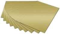 Folia Max Bringmann KG Zeichenpapier folia Tonzeichenpapier gl&auml;nzend gold...