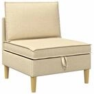 vidaXL Sofa Sofa mit Stauraum Stoff, 1 Teile
