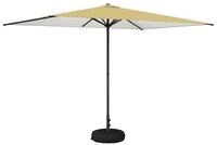 vidaXL Sonnenschirm Garten-Schirm mit Fu&szlig; 200 x 300 cm Polyester Rechtwinklig